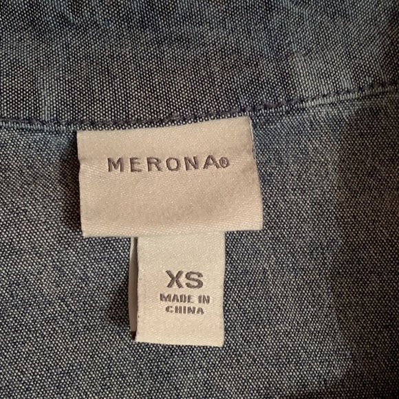 Merona Chambray Denim Shirt Dress - Picture 7 of 8